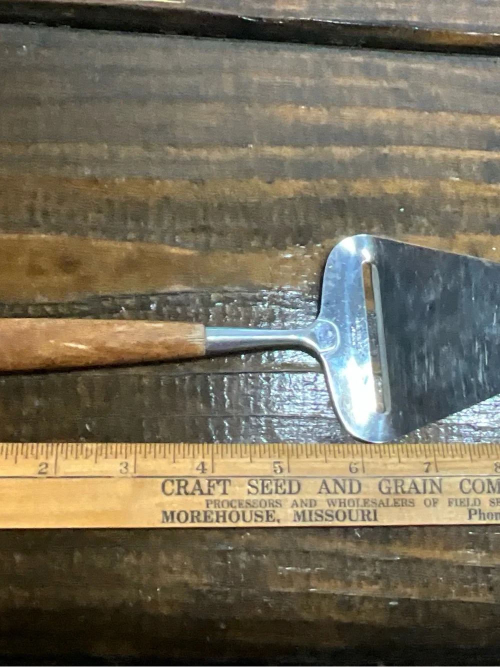 Vintage Cheese Slicer with Wooden Handle from Norway MCM